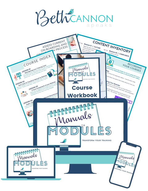 Beth Cannon Speaks Manuals to Modules